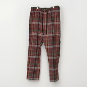 Carbon 2 Cobalt Men's Plaid Pajama Pants‎ Large Lounge Casual Relaxed Comfort